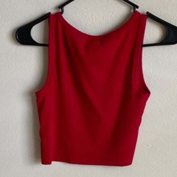 Trendy Red Tank Top - Picture 2 of 2